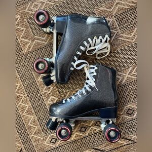 IMPALA Quad Roller Skates Midnight Blue Glitter Women's Size 11